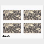 クラシッククールヴィンテージ日本デモンドラゴン入れ 長方形シール (シート)