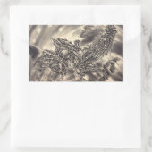 クラシッククールヴィンテージ日本デモンドラゴン入れ 長方形シール (バッグ)