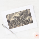 クラシッククールヴィンテージ日本デモンドラゴン入れ 長方形シール (封筒)