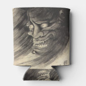 クラシッククールヴィンテージ日本墨墨タトゥー鬼 缶クーラー (裏面)