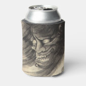 クラシッククールヴィンテージ日本墨墨タトゥー鬼 缶クーラー (缶裏面)