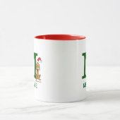 クラシックグインチ最大 |名前&モノグラムM マグカップ (中央)