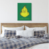 クラシックグインチ |ご家族の名前の追加 キャンバスプリント (インサイチュ (寝室))