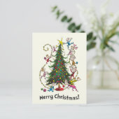 クラシックグインチ |クリスマスツリー シーズンポストカード (スタンド正面)