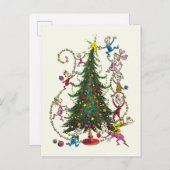 クラシックグインチ |クリスマスツリー シーズンポストカード (正面/裏面)