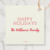 クラシックグインチ |クリスマスツリー フェイバータグ (裏面)