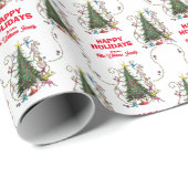クラシックグインチ |クリスマスツリー ラッピングペーパー (ロールコーナー)