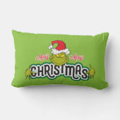 クラシックグインチ |メリーメリークリスマス ランバークッション (裏面)