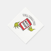 クラシックグインチ |誰のハッシュ引用文 スタンダードカクテルナプキン (角)