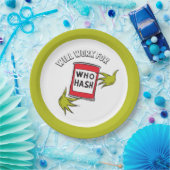 クラシックグインチ |誰のハッシュ引用文 ペーパープレート (パーティー)