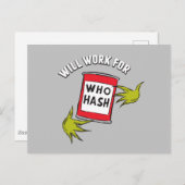 クラシックグインチ |誰のハッシュ引用文 ポストカード (正面/裏面)