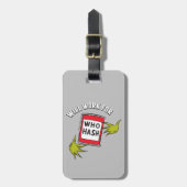 クラシックグインチ |誰のハッシュ引用文 ラゲッジタグ (正面縦)