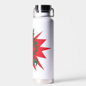 クラシックグインチ |赤いスターバスト ウォーターボトル (背面)