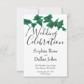 クラシックグエレガント・イ結婚ギリス 招待状 (正面)