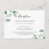 クラシックグフォーマルリー葉披露宴 エンクロージャーカード (正面)