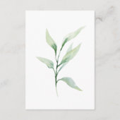 クラシックグフォーマルリー葉披露宴 エンクロージャーカード (裏面)