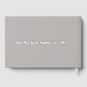 クラシックグフランスのレーフローラスケッチフォイルゲストブック ゲストブック (裏面)