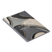 クラシックグラフィックのノートスタイリッシュブック ノートブック (右側)