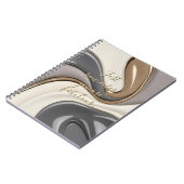 クラシックグラフィックのノートスタイリッシュブック ノートブック (左側)