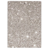 クラシックグリッターパーソナライズされた クリップボード (裏面)