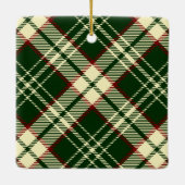 クラシックグリパーソナライズされたーの愛犬の写真 セラミックオーナメント (裏面)