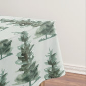 クラシックグリーンウォーター色パインツリー テーブルクロス (インサイチュ)