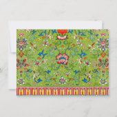 クラシックグリーンチャイノアイセリーノートカード ノートカード (裏面)