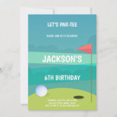 クラシックグリーンティーテーマま子供へたは大人 招待状 (正面)