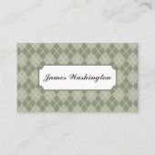 クラシックグリーンビアーガイルジネスカード 名刺 (正面)