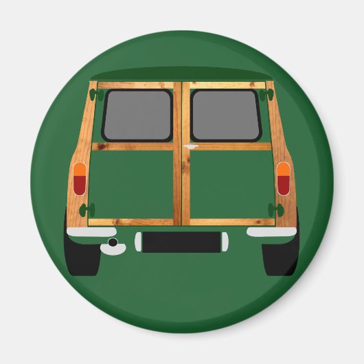 クラシックグリーンミニカントリーマン マグネット (正面)