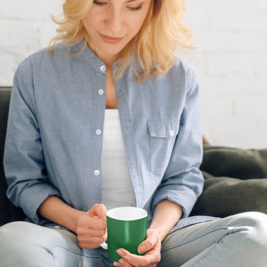 クラシックグリーン コーヒーマグカップ