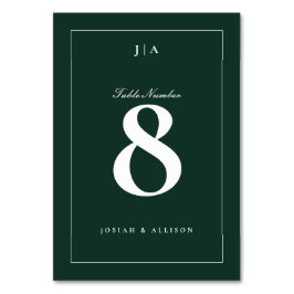 クラシックグリ結婚ーン テーブルナンバー