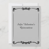 クラシックグレイブラックティアラキンセアニェラ 招待状 (裏面)