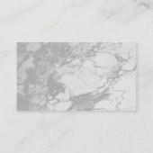 クラシックグレーのカスタマイズ可能な名刺 名刺 (裏面)