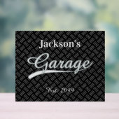 クラシックグレーガレージアクリルサイン アクリルサイン (ニュートラル)