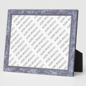 クラシックグレーブルーフレーム追加フォトプラーク フォトプラーク (側面)