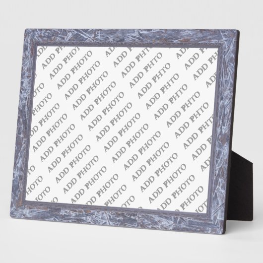 クラシックグレーブルーフレーム追加フォトプラーク フォトプラーク (側面)
