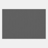 クラシックグレーヘリンボーンパターン ラッピングペーパーシート (正面2)