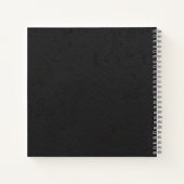 クラシックグレーメタルレジェンドリタイアゲストブック ノートブック (裏面)