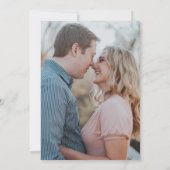 クラシックグ葉レイのモノグラム結婚の写真 セーブザデート (裏面)