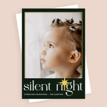 クラシックグ静かリーンナイトクリスマススター写真