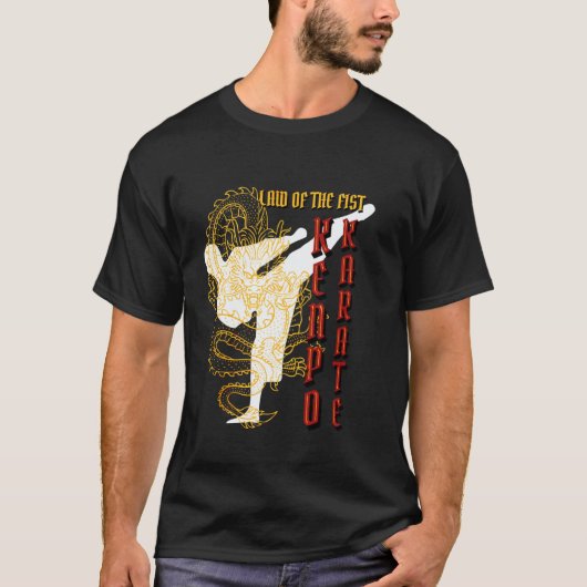 クラシックケンポー空手の拳の法則 Tシャツ (正面)