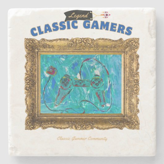 クラシックゲーマークール遊 ストーンコースター (正面)