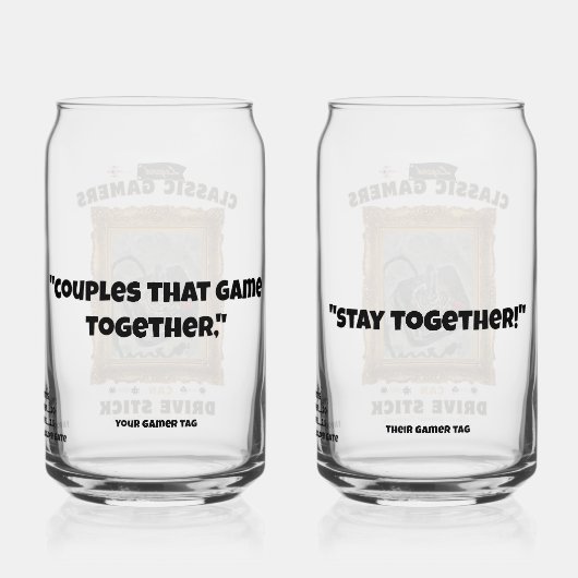 クラシックゲーマーズグルーヴィビジョンカップルセット ガラス缶 (裏面)