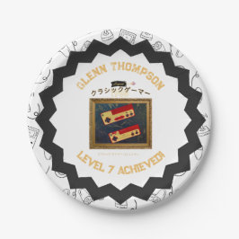 クラシックゲーマーズバースデーパーティープレート ペーパープレート