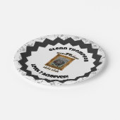 クラシックゲーマーズバースデーパーティーGroovyビジョンプレート ペーパープレート (アングル)