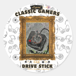 クラシックゲーマーズバースデーパーティーGroovy Vision ラウンドシール