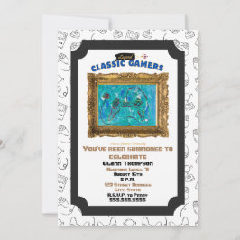 クラシックゲーマー誕生日クール遊招待状 招待状