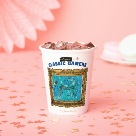 クラシックゲーマー遊ズ誕生日クールカップ 紙コップ (インサイチュ)