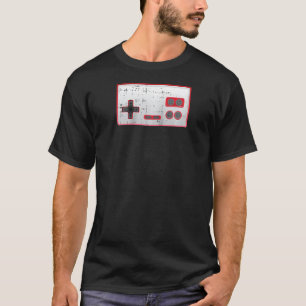 クラシックゲームコントローラコンソールゲームレトロゲーマー Tシャツ